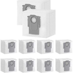 COOCHEER 10Pcs Dust Bags for Xiaomi Roborock S7 Max Ultra / S7 Pro Ultra / Q7+ / Q7 Max+ / Q5+ Robot Vacuum Cleaner Station 3L Large Capacity Disposable COOCHEER 10Pcs Dust Bags for Xiaomi Roborock S7 Max Ultra / S7 Pro Ultra / Q7+ / Q7 Max+ / Q5+ Robot Vacuum Cleaner Station 3L Large Capacity Disposable