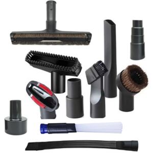Tlily - 11PCS Universal Vacuum Attachments 1-1/4Inch Household Cleaning Brush Kit Extension Wand Nozzle Crevice Tool Tlily - 11PCS Universal Vacuum Attachments 1-1/4Inch Household Cleaning Brush Kit Extension Wand Nozzle Crevice Tool