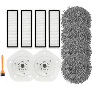 TLILY 11Pcs Washable hepa Filter Mop Cloth Holder for XiaoMi Mijia Pro STYTJ06ZHM Robot Vacuum Cleaner Replacement Spare Parts TLILY 11Pcs Washable hepa Filter Mop Cloth Holder for XiaoMi Mijia Pro STYTJ06ZHM Robot Vacuum Cleaner Replacement Spare Parts