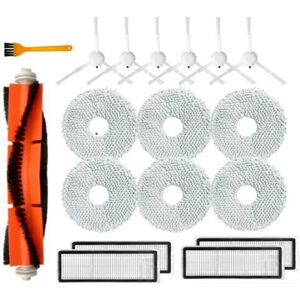 Tlily - 18Pcs Accessories for Xiaomi Mijia B101CN Robot Vacuum Cleaner Hepa Filter Mop Cloth Main Side Brush Replacement Part Tlily - 18Pcs Accessories for Xiaomi Mijia B101CN Robot Vacuum Cleaner Hepa Filter Mop Cloth Main Side Brush Replacement Part