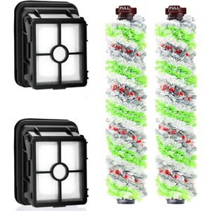 Tonchean - 2 Pack Replacement Filters and 2 Pack Pet Brushrolls for Bissell Crosswave 3-in-1 Multi-Purpose Vacuum Cleaner for Bissell CrossWave 1866 Tonchean - 2 Pack Replacement Filters and 2 Pack Pet Brushrolls for Bissell Crosswave 3-in-1 Multi-Purpose Vacuum Cleaner for Bissell CrossWave 1866