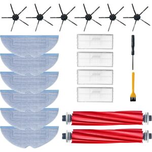 MEMKEY 20 Accessory Set Spare Parts for Xiaomi Roborock S7 S7+ S7 Plus S7 MaxV Plus Ultra T7 T7S T7 Plus T7S Plus, 2 Main Brushes, 4 Side Brushes, 4 MEMKEY 20 Accessory Set Spare Parts for Xiaomi Roborock S7 S7+ S7 Plus S7 MaxV Plus Ultra T7 T7S T7 Plus T7S Plus, 2 Main Brushes, 4 Side Brushes, 4
