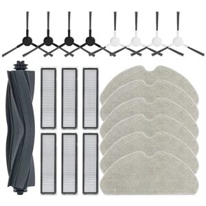TLILY 21Pcs Accessories Kit for Bot D10s/D10s Pro Robot Vacuum Cleaner, Roller Side Brush, HEPA Filter, Mop Pad TLILY 21Pcs Accessories Kit for Bot D10s/D10s Pro Robot Vacuum Cleaner, Roller Side Brush, HEPA Filter, Mop Pad
