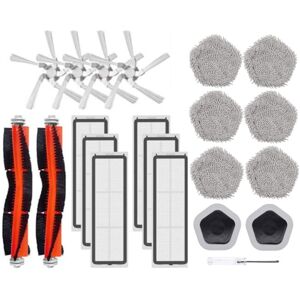 Tlily - 21Pcs for XiaoMi Dreame Bot W10&W10 Pro Robot Vacuum Cleaner Accessories Main Side Brush Filter Mop Cloth and Mop Holder Tlily - 21Pcs for XiaoMi Dreame Bot W10&W10 Pro Robot Vacuum Cleaner Accessories Main Side Brush Filter Mop Cloth and Mop Holder
