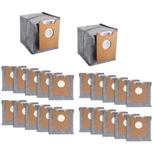TLILY 22 Pcs Replacement Dust Bags for Clean G35+, G40+, G40 Hybrid+ Automatic Vacuum Station, Vacuum Cleaner Accessories TLILY 22 Pcs Replacement Dust Bags for Clean G35+, G40+, G40 Hybrid+ Automatic Vacuum Station, Vacuum Cleaner Accessories