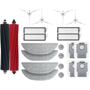 Tlily - 22 Pcs Replacement Parts for S8 MaxV Ultra G20s Robot Vacuum Cleaner, Dual Roller Brush, Filter, Side Brushes, Dust Mop Tlily - 22 Pcs Replacement Parts for S8 MaxV Ultra G20s Robot Vacuum Cleaner, Dual Roller Brush, Filter, Side Brushes, Dust Mop