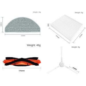 Tlily - 22PCS Accessories Kit for Xiaomi Robot Vacuum E10 B112 / E12 Replacement Parts Main Side Brush Hepa Filter Mop Cloth Tlily - 22PCS Accessories Kit for Xiaomi Robot Vacuum E10 B112 / E12 Replacement Parts Main Side Brush Hepa Filter Mop Cloth