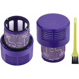 RTGPT 2pcs Filtres pour Dyson Cyclone V10 SV12 Series V10 Absolute/Animal/Total Clean/Motorhead Aspirateurs, Filtre de Rechange Accessoires 969082-01, avec RTGPT 2pcs Filtres pour Dyson Cyclone V10 SV12 Series V10 Absolute/Animal/Total Clean/Motorhead Aspirateurs, Filtre de Rechange Accessoires 969082-01, avec