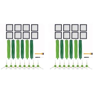 Tlily - 2Set Hepa Filter Brush Roll for I7 E5 E6 I3 Series Robot Vacuum Cleaner Spare Parts Accessories Tlily - 2Set Hepa Filter Brush Roll for I7 E5 E6 I3 Series Robot Vacuum Cleaner Spare Parts Accessories