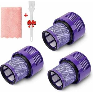 Mimiy - 3 Pcs Filtre de remplacement pour Dyson V10 Series, Remplacer le filtre référence 969082-01 Mimiy - 3 Pcs Filtre de remplacement pour Dyson V10 Series, Remplacer le filtre référence 969082-01