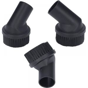 YMYNY 3-piece round brush for vacuum cleaner, inner diameter 35 mm/1.38 inches, round dust brush, vacuum cleaner accessories for cleaning sofa crevices YMYNY 3-piece round brush for vacuum cleaner, inner diameter 35 mm/1.38 inches, round dust brush, vacuum cleaner accessories for cleaning sofa crevices