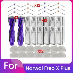 Tlily - 38PCS for Freo x Plus Robot Vacuum Parts Main Roller Side Brush Filter Dust Bag Mop Cloth Accessories Tlily - 38PCS for Freo x Plus Robot Vacuum Parts Main Roller Side Brush Filter Dust Bag Mop Cloth Accessories