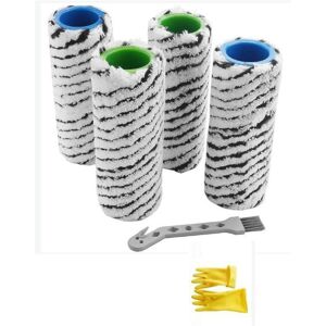 Serbia - 4 pcs Pierre Rouleau Brosse Pour Karcher Fc7 Fc7 Premium Fc5 Fc5 Premium + Gants Serbia - 4 pcs Pierre Rouleau Brosse Pour Karcher Fc7 Fc7 Premium Fc5 Fc5 Premium + Gants