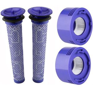 GOTRAYS 4 Pieces Replacement Filters Compatible with V6 Absolute Vacuum Cleaners, Part No. DY-96566101 and DY-9674780, Free Cleaning Brush GOTRAYS 4 Pieces Replacement Filters Compatible with V6 Absolute Vacuum Cleaners, Part No. DY-96566101 and DY-9674780, Free Cleaning Brush