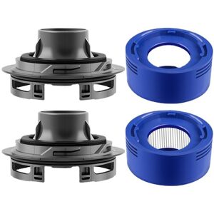 COOCHEER 4pcs Motor Rear Cover and Rear Filter Kit for Dyson V7 V8 Vacuum Cleaner Accessories COOCHEER 4pcs Motor Rear Cover and Rear Filter Kit for Dyson V7 V8 Vacuum Cleaner Accessories