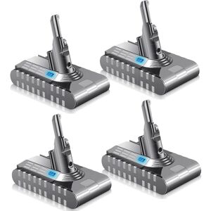 Powerwings - 4X Battery V8 for Dyson Battery Dyson 21,6V 4000mAh Dyson V8 Vacuum Cleaner 21.6 v V8 Battery for Dyson V8 Absolute / V8 AnimalV8 Fluffy Powerwings - 4X Battery V8 for Dyson Battery Dyson 21,6V 4000mAh Dyson V8 Vacuum Cleaner 21.6 v V8 Battery for Dyson V8 Absolute / V8 AnimalV8 Fluffy