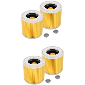 Tlily - 4X Cartridge Filter for KaRcher WD3 Premium WD2 WD3 WD3P WD3 MV2 MV3 Replacement Filter for KaRcher Vacuum Cleaner Tlily - 4X Cartridge Filter for KaRcher WD3 Premium WD2 WD3 WD3P WD3 MV2 MV3 Replacement Filter for KaRcher Vacuum Cleaner