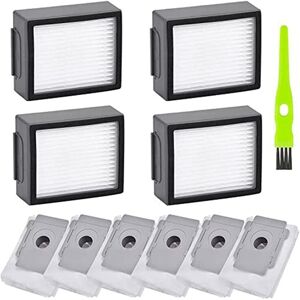 Tlily - 6 Pack Vacuum Bags + 4 Pack hepa Filters for iRobot Roomba i7 i7+ J7 J7+ i3 i3+ i4 i4+ i6 i6+ i & j Series Vacuum Parts Tlily - 6 Pack Vacuum Bags + 4 Pack hepa Filters for iRobot Roomba i7 i7+ J7 J7+ i3 i3+ i4 i4+ i6 i6+ i & j Series Vacuum Parts