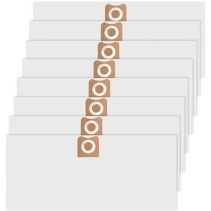 TLILY 8 Pack Replacement VF3502 High Efficiency Vacuum Bags for Ridgid 12-16 Gallon Wet/Dry Vacuums, Replace Part VF3502 23743 TLILY 8 Pack Replacement VF3502 High Efficiency Vacuum Bags for Ridgid 12-16 Gallon Wet/Dry Vacuums, Replace Part VF3502 23743