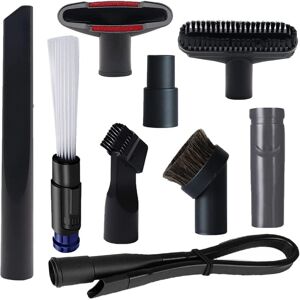 ANPVIZ 9-piece vacuum cleaner brush set with 1 1/4 inch to 1 3/8 inch vacuum hose adapter and adapter for Dyson V6, brush set for household cleaning ANPVIZ 9-piece vacuum cleaner brush set with 1 1/4 inch to 1 3/8 inch vacuum hose adapter and adapter for Dyson V6, brush set for household cleaning