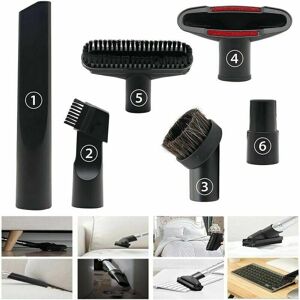 TRIMEC Accessoire pour aspirateur--6 Pièces Accessoires pour Aspirateur-Convient aux Aspirateurs de Calibre 32 mm à 35 mm-pour Embout Aspirateur Karcher, TRIMEC Accessoire pour aspirateur--6 Pièces Accessoires pour Aspirateur-Convient aux Aspirateurs de Calibre 32 mm à 35 mm-pour Embout Aspirateur Karcher,