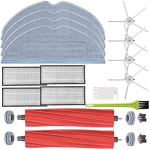 Héloise - Accessories for Roborock T7S / T7Splus / S7 Plus / S7 Robot (4 Mop + 2 Main Brushes + 4 Side Brushes + 4 Filters + 2 Cleaning Brush) Héloise - Accessories for Roborock T7S / T7Splus / S7 Plus / S7 Robot (4 Mop + 2 Main Brushes + 4 Side Brushes + 4 Filters + 2 Cleaning Brush)