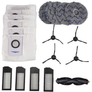 Tlily - Accessories for X1 Omni Turbo Vacuum Robot Spare Parts Main Brush Roller Side Filter Mop Pads Dust Bag Tlily - Accessories for X1 Omni Turbo Vacuum Robot Spare Parts Main Brush Roller Side Filter Mop Pads Dust Bag