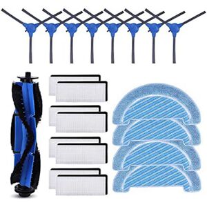 Tlily - Accessories Kit for Cecotec Conga 1090 1790 Robot Vacuum Cleaner, Main Side Brush Hepa Filters Mop Cloth Tlily - Accessories Kit for Cecotec Conga 1090 1790 Robot Vacuum Cleaner, Main Side Brush Hepa Filters Mop Cloth