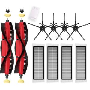 SERBIA Kit d'accessoires pour Xiaomi Roborock S5 Max S6 Pure S6 S55 MaxV Brosses latérales principales Filtre Hepa Mop Rouleau Brosse Aspirateur Pièces de SERBIA Kit d'accessoires pour Xiaomi Roborock S5 Max S6 Pure S6 S55 MaxV Brosses latérales principales Filtre Hepa Mop Rouleau Brosse Aspirateur Pièces de