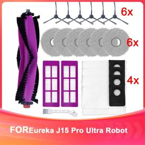 TLILY Accessory Kit for J15 Pro Ultra Robot Vacuum Cleaner, Roller Brush, Side Brushes, Replacement Cloths, Dust Bags TLILY Accessory Kit for J15 Pro Ultra Robot Vacuum Cleaner, Roller Brush, Side Brushes, Replacement Cloths, Dust Bags