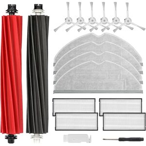 Tlily - Accessory Kits for Roborock S8 Pro Ultra/ S8/ S8+, Replacement Parts with 1 Pair of Main Brushes,Mop,Filter,Side Brush Tlily - Accessory Kits for Roborock S8 Pro Ultra/ S8/ S8+, Replacement Parts with 1 Pair of Main Brushes,Mop,Filter,Side Brush