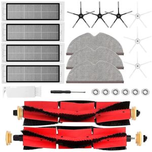 Accessories Kit for Xiaomi Roborock S50 S51 S6 S4 Robot Vacuum Cleaner Replacement Parts 23 Packs Main Brush & Filter & Side Brush - Alwaysh Accessories Kit for Xiaomi Roborock S50 S51 S6 S4 Robot Vacuum Cleaner Replacement Parts 23 Packs Main Brush & Filter & Side Brush - Alwaysh