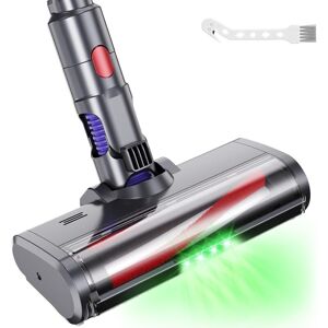 GOTRAYS Brush Compatible with Dyson V7 V8 V10 V11 V15 Vacuum Cleaners, Direct Drive Replacement Brush Head Attachment with 4 led Lights for Hard Floors and GOTRAYS Brush Compatible with Dyson V7 V8 V10 V11 V15 Vacuum Cleaners, Direct Drive Replacement Brush Head Attachment with 4 led Lights for Hard Floors and