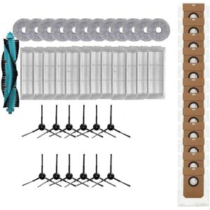 Tlily - Compatible for Cecotec Conga 11090 Spin Revolution Main Side Brush Hepa Filter Mop Cloth Dust Bag Accessories Parts Tlily - Compatible for Cecotec Conga 11090 Spin Revolution Main Side Brush Hepa Filter Mop Cloth Dust Bag Accessories Parts