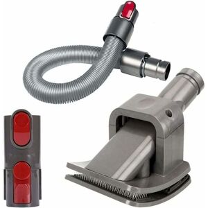 Linghhang - Dog Grooming Brush Compatible with Dyson V6 V7 V8 V10 V11 Vacuum Cleaner, 3Pcs Grooming Brushes with Extension Hose and Converter Adapter Linghhang - Dog Grooming Brush Compatible with Dyson V6 V7 V8 V10 V11 Vacuum Cleaner, 3Pcs Grooming Brushes with Extension Hose and Converter Adapter