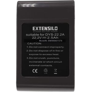 Extensilo Battery for Dyson Vacuums - 2500mAh, 22.2V Extensilo Battery for Dyson Vacuums - 2500mAh, 22.2V