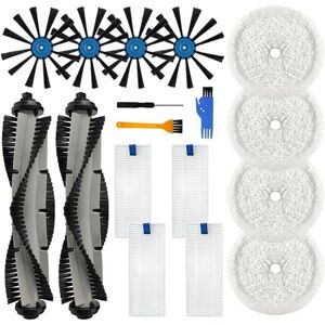 Tlily - For 3115 / EV675 Robot Vacuum Cleaner Main Side Brush Hepa Filter Mop Rag Cloth Attachment Replacement Spare Tlily - For 3115 / EV675 Robot Vacuum Cleaner Main Side Brush Hepa Filter Mop Rag Cloth Attachment Replacement Spare