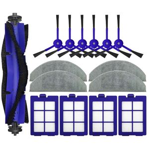 Tlily - For Anker Eufy RoboVac X8 Hybrid Vacuum Cleaner Main Side Brush Mop Cloths Rag Hepa Filter Spare Part Accessory Kit Tlily - For Anker Eufy RoboVac X8 Hybrid Vacuum Cleaner Main Side Brush Mop Cloths Rag Hepa Filter Spare Part Accessory Kit