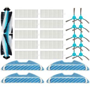 Tlily - For Cecotec Conga 1290 1390 Hepa Filter Mop Cloth Rag Main Roller Side Brush Replacement Spare Part Accessory Tlily - For Cecotec Conga 1290 1390 Hepa Filter Mop Cloth Rag Main Roller Side Brush Replacement Spare Part Accessory