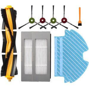 TLILY For Debot OZMO 900 905 DN55 Robotic Vacuum Cleaner Spare Parts Main Side Brush HEPA Filter Mop Cloths TLILY For Debot OZMO 900 905 DN55 Robotic Vacuum Cleaner Spare Parts Main Side Brush HEPA Filter Mop Cloths