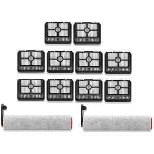 Tlily - For Dreame H20 / Dream H30 Floor Scrubber Vacuum Replacement Parts Accessories Roller Brush Hepa Filter Tlily - For Dreame H20 / Dream H30 Floor Scrubber Vacuum Replacement Parts Accessories Roller Brush Hepa Filter