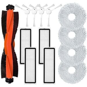 Tlily - For Dreame X20 Pro Main Roller Brush hepa Filter Side Spin Brush Mop Cloths Vacuum Spare Parts Accessory Replacement Tlily - For Dreame X20 Pro Main Roller Brush hepa Filter Side Spin Brush Mop Cloths Vacuum Spare Parts Accessory Replacement