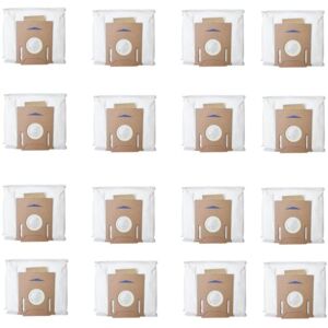 Tlily - For ecovacs deebot ozmo T8 T8 aivi Robot Vacuum Cleaner High Capacity Leakproof Dust Bag Replacement Accessories, 16PCS Tlily - For ecovacs deebot ozmo T8 T8 aivi Robot Vacuum Cleaner High Capacity Leakproof Dust Bag Replacement Accessories, 16PCS