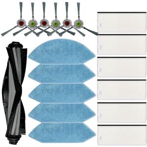 Tlily - For ecovacs deebot ozmo U2 dgn22 U2 Pro robot vacuum cleaner side brush main brush filter mop accessories replacement Tlily - For ecovacs deebot ozmo U2 dgn22 U2 Pro robot vacuum cleaner side brush main brush filter mop accessories replacement