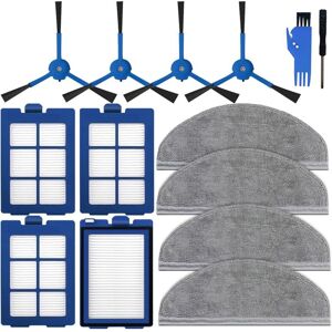 TLILY For Eufy RoboVac X8 Hybrid Robot Vacuum Cleaner HEPA Filters Side Brush Mop Cloth Replacement Parts TLILY For Eufy RoboVac X8 Hybrid Robot Vacuum Cleaner HEPA Filters Side Brush Mop Cloth Replacement Parts