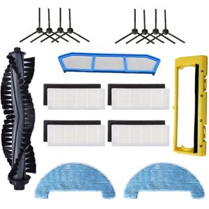 Tlily - For iLife A4S/A40/CEN550 Robot Vacuum Main Brush Side Brush Hepa Filter Brush Cover Mop Parts Tlily - For iLife A4S/A40/CEN550 Robot Vacuum Main Brush Side Brush Hepa Filter Brush Cover Mop Parts