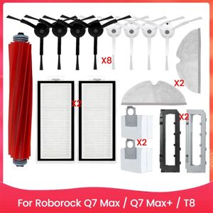 Tlily - For Max / Max+ T8 Dust Bag Hepa Filter Accessories Main Side Brush Mop Cloth Robot Vacuum Cleaner Parts Tlily - For Max / Max+ T8 Dust Bag Hepa Filter Accessories Main Side Brush Mop Cloth Robot Vacuum Cleaner Parts
