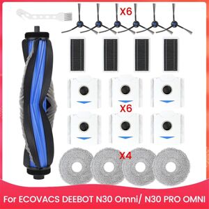 TLILY For N30 Omni/ PRO OMNI Robot Vacuum Replacement Parts Main Side Brush Hepa Filter Mop Cloth Dust Bags TLILY For N30 Omni/ PRO OMNI Robot Vacuum Replacement Parts Main Side Brush Hepa Filter Mop Cloth Dust Bags