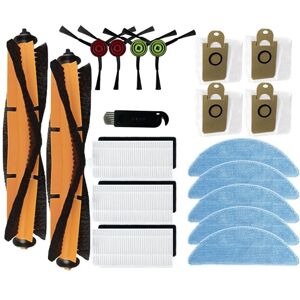 Tlily - For R3 Robot Vacuum Cleaner Main Side Brush Hepa Filter Mop Rag Cloth Dust Bag Accessories Parts Tlily - For R3 Robot Vacuum Cleaner Main Side Brush Hepa Filter Mop Rag Cloth Dust Bag Accessories Parts