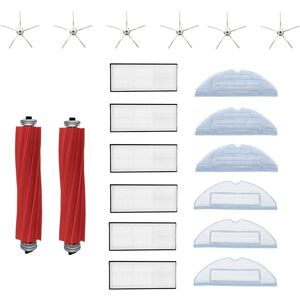 Tlily - For Roborock S7 S70 S75 S7Max S7MaxV T7S Main Side Brush Mops hepa Filter Kit Vacuum Cleaner Accessories ,White Tlily - For Roborock S7 S70 S75 S7Max S7MaxV T7S Main Side Brush Mops hepa Filter Kit Vacuum Cleaner Accessories ,White